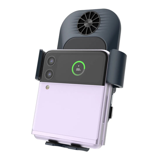 Automatic Clamping Car Wireless Charger for Samsung Galaxy Z Flip 5 4 3 Note20 9 Iphone 15 14 13 Max Air Vent Mount Phone Holder