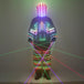 Science Fiction LED Color Burst Light Clothing, Bars and Nightclubs, Fluorescent Helmets, Laser Gloves, LED Props