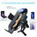 Automatic Clamping Car Wireless Charger for Samsung Galaxy Z Flip 5 4 3 Note20 9 Iphone 15 14 13 Max Air Vent Mount Phone Holder