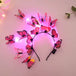Glowing Butterfly Headband with LED Lights Baby Shower Birthday Decorations Girls Butterfly Hairbands Wedding Bridesmaids Gifts