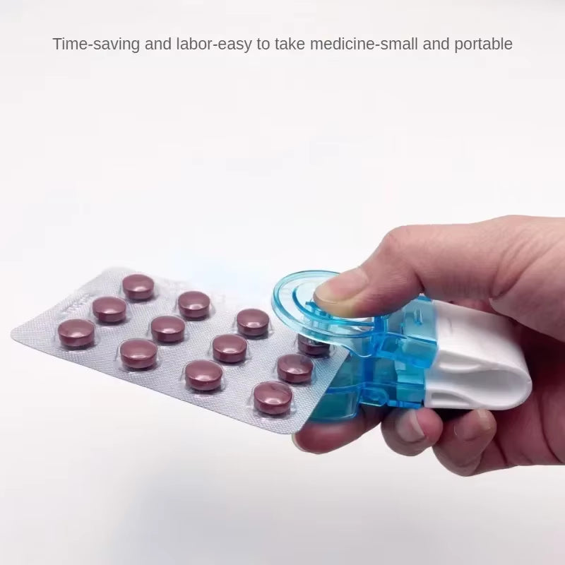 1PC Portable Pill Taker Medicine Storage Box anti Pollution Pill Tablet Crusher for Personal Health Care