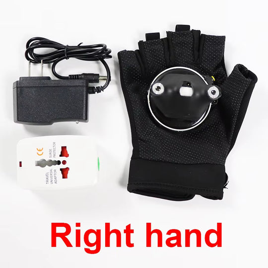 Green Red Laser Vortex Gloves Auto Rotating Vortex Laser Glove Palm Gyroscope Gloves Light up Birthday Party Laser Show