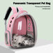 Cat Pet Carrier Backpack Portable Transparent Space Capsule Bubble Pet Backpack Cat Carrier Bag Breathable Pet Outgoing Backpack