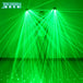 Green Gypsophila Laser Beam LED Stage Gloves, Luminous Costumes, Dance Performance, New, 532Nm, 4Pcs