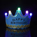 LED Crown Headband Happy Birthday Cap Girl Boy Luminous Hat Headband for Adult Kids Birthday Party Photo Props Decor Baby Shower