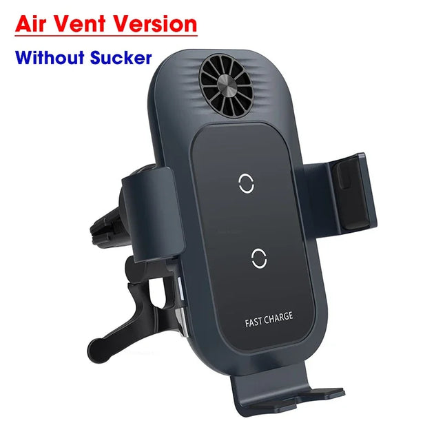 Automatic Clamping Car Wireless Charger for Samsung Galaxy Z Flip 5 4 3 Note20 9 Iphone 15 14 13 Max Air Vent Mount Phone Holder