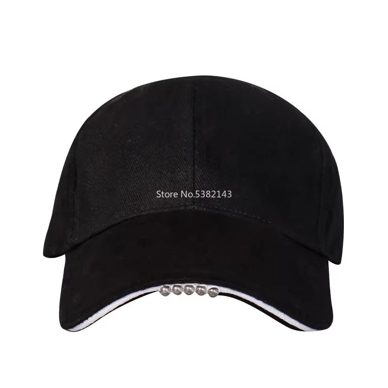 Fashion Bright Glow in Dark Reading Fishing Jogging Light up LED Sport Hat Baseball Caps Luminous Holiday Hat for Unisex