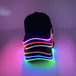 LED Light up Baseball Hat Flashing Glow Rave Party Cap for Hip-Hop Club Bar Stage Performance Fashion Supplies for Women Men