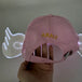 Kawaii Anime Dr.Slump LED Glowing Arale Baseball Hat Light up Cap with Angel Wings Birthday Party Neon Cosplay Hat Costume Gift