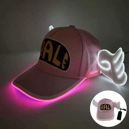 LED Light up Baseball Hat Flashing Glow Rave Party Cap for Hip-Hop Club Bar Stage Performance Fashion Supplies for Women Men