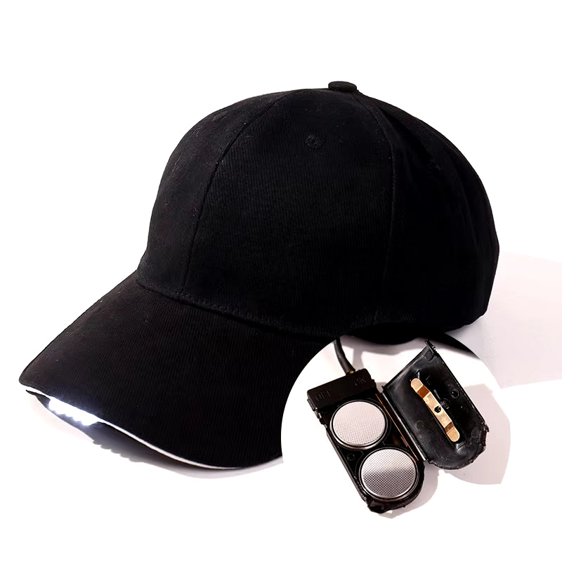 Fashion Bright Glow in Dark Reading Fishing Jogging Light up LED Sport Hat Baseball Caps Luminous Holiday Hat for Unisex