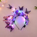 Glowing Butterfly Headband with LED Lights Baby Shower Birthday Decorations Girls Butterfly Hairbands Wedding Bridesmaids Gifts