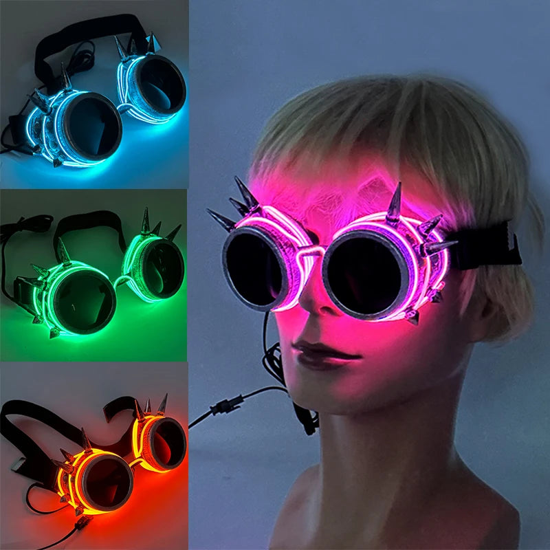 glowing goggles LED Glowing Party Glasses
