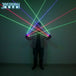New Stage DJ Party Dancing 2 in 1 Multi-Line RGB Laser Gloves With2 Green 1 Red 1 Blue for LED Luminous Costumes Show