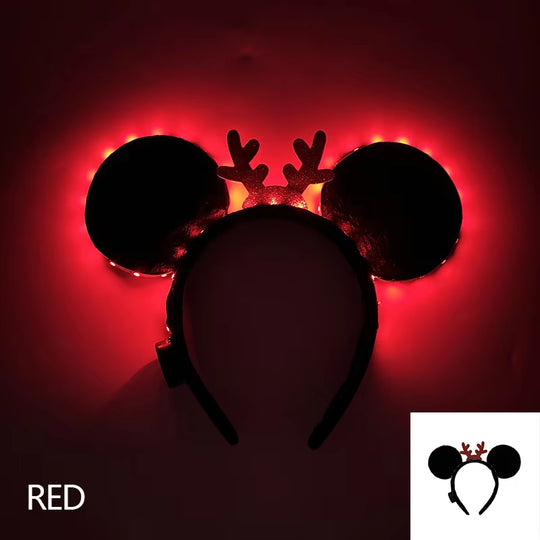 LED Christmas Baseball Hat Christmas Tree Snowman Pattern Men'S and Women'S Baseball Caps Christmas Happy near Year Light Hat
