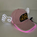 Kawaii Anime Dr.Slump LED Glowing Arale Baseball Hat Light up Cap with Angel Wings Birthday Party Neon Cosplay Hat Costume Gift