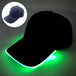 LED Christmas Baseball Hat Christmas Tree Snowman Pattern Men'S and Women'S Baseball Caps Christmas Happy near Year Light Hat