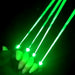 Green Laser Gloves 650Nm Laser Module 40 Laser Stage Gloves per Finger DJ Club Party Performance 2 in 1 Red Multi-Beam