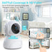 Baby Monitor -3K 5MP Video Baby Monitor with Camera and Audio - Baby Monitor Wifi Smartphone with Night Vision, Video Recording, App Control, Motion Detection/Tracking, 2-Way Audio