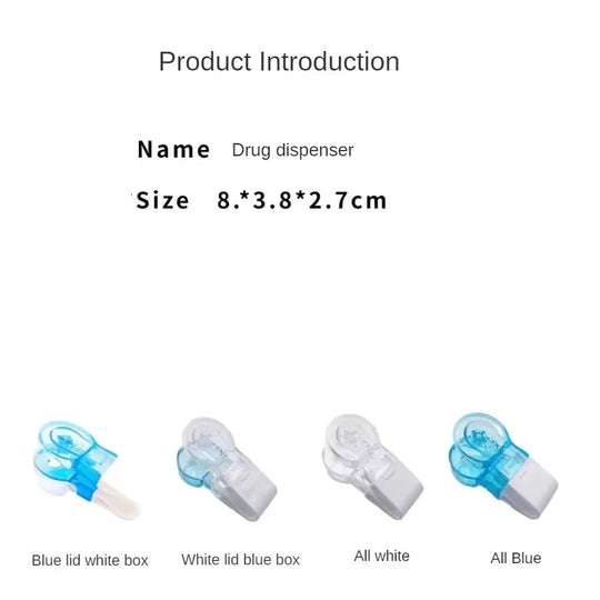 1PC Portable Pill Taker Medicine Storage Box anti Pollution Pill Tablet Crusher for Personal Health Care