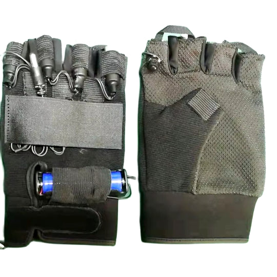 Multi-Beam Laser Gloves Stage Performance Lighting Props Glow Stick Party Atmosphere Light Blue 2-In-1 Laser Light