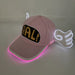 Kawaii Anime Dr.Slump LED Glowing Arale Baseball Hat Light up Cap with Angel Wings Birthday Party Neon Cosplay Hat Costume Gift