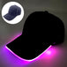 LED Christmas Baseball Hat Christmas Tree Snowman Pattern Men'S and Women'S Baseball Caps Christmas Happy near Year Light Hat