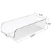4 Pack Soda Can Organizer,  Drink Can Holder for Refrigerator, Pantry, Fridge Can Dispenser, Clear