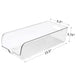 4 Pack Soda Can Organizer,  Drink Can Holder for Refrigerator, Pantry, Fridge Can Dispenser, Clear